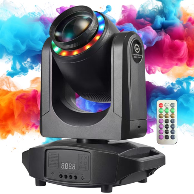 LIGHT4ME SMART BEAM 80W RING premikajoča glava LED, svetlobni efekt