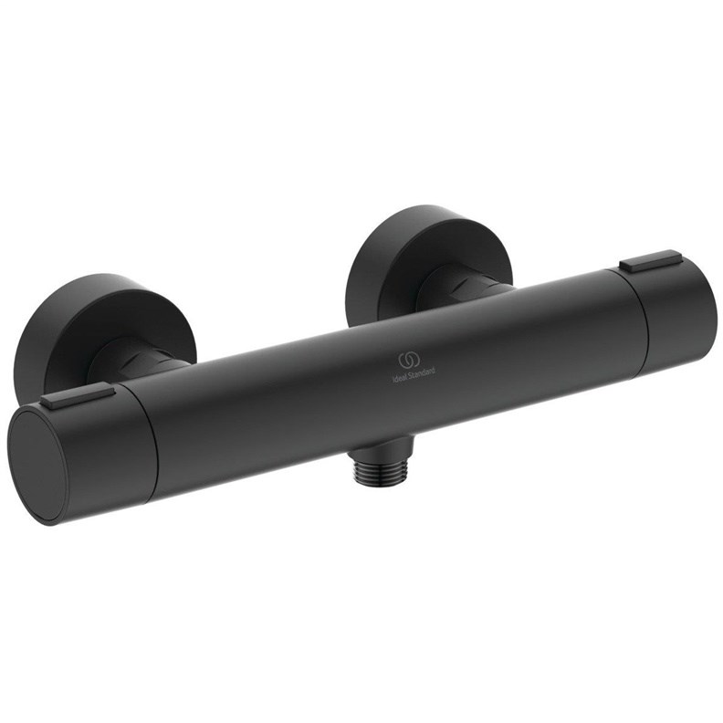 Ideal Standard SHOWER MIXER ALU+ Black Matt, stenska montaža, keramični vložek
