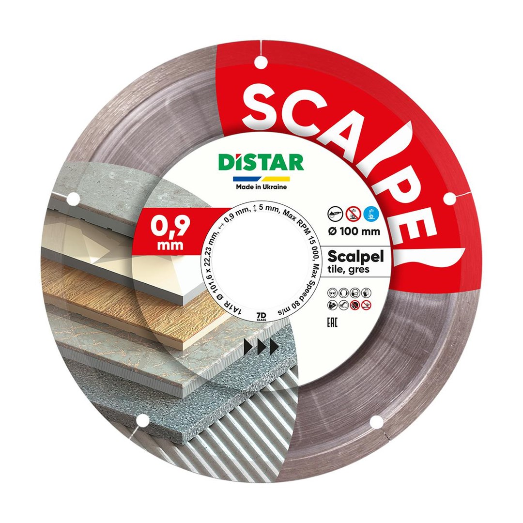 DISTAR SCALPEL 101,6 x 0,9 x 5 x 22,23mm - diamantna rezalna plošča