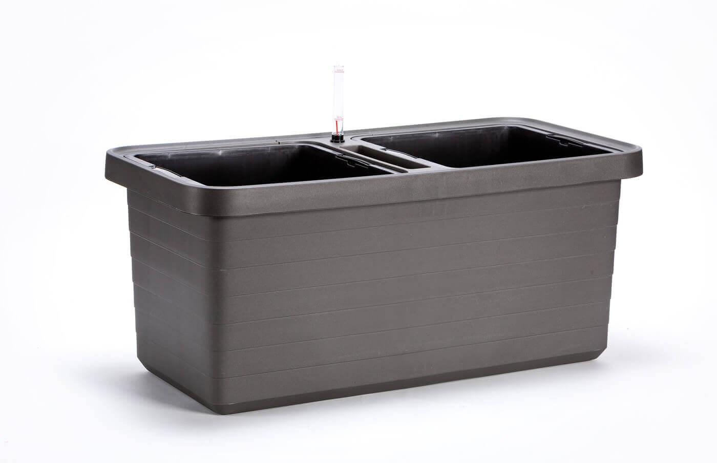 URBALIVE BERBERIS DUO samo-zalivalna posoda 78x39 cm, siva