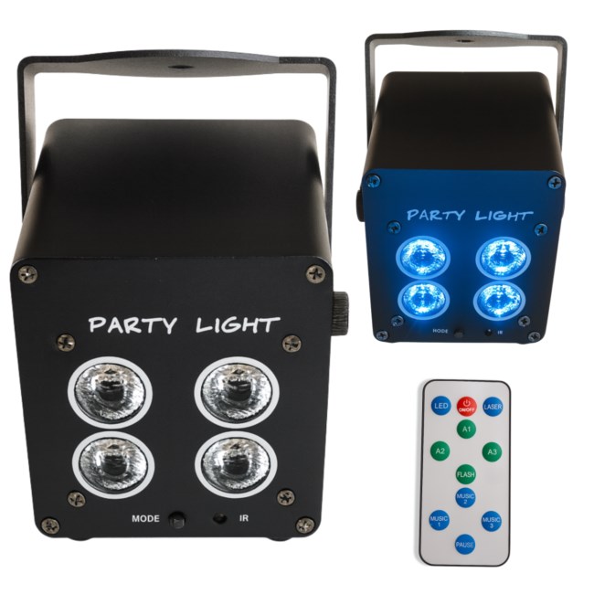 LIGHT4ME ACCU PAR 4x3W Akumulatorski reflektor