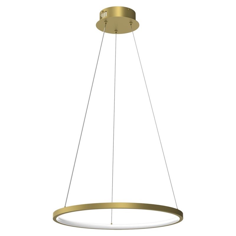 Viseča LED svetilka Ronday 50cm 27W, zlata