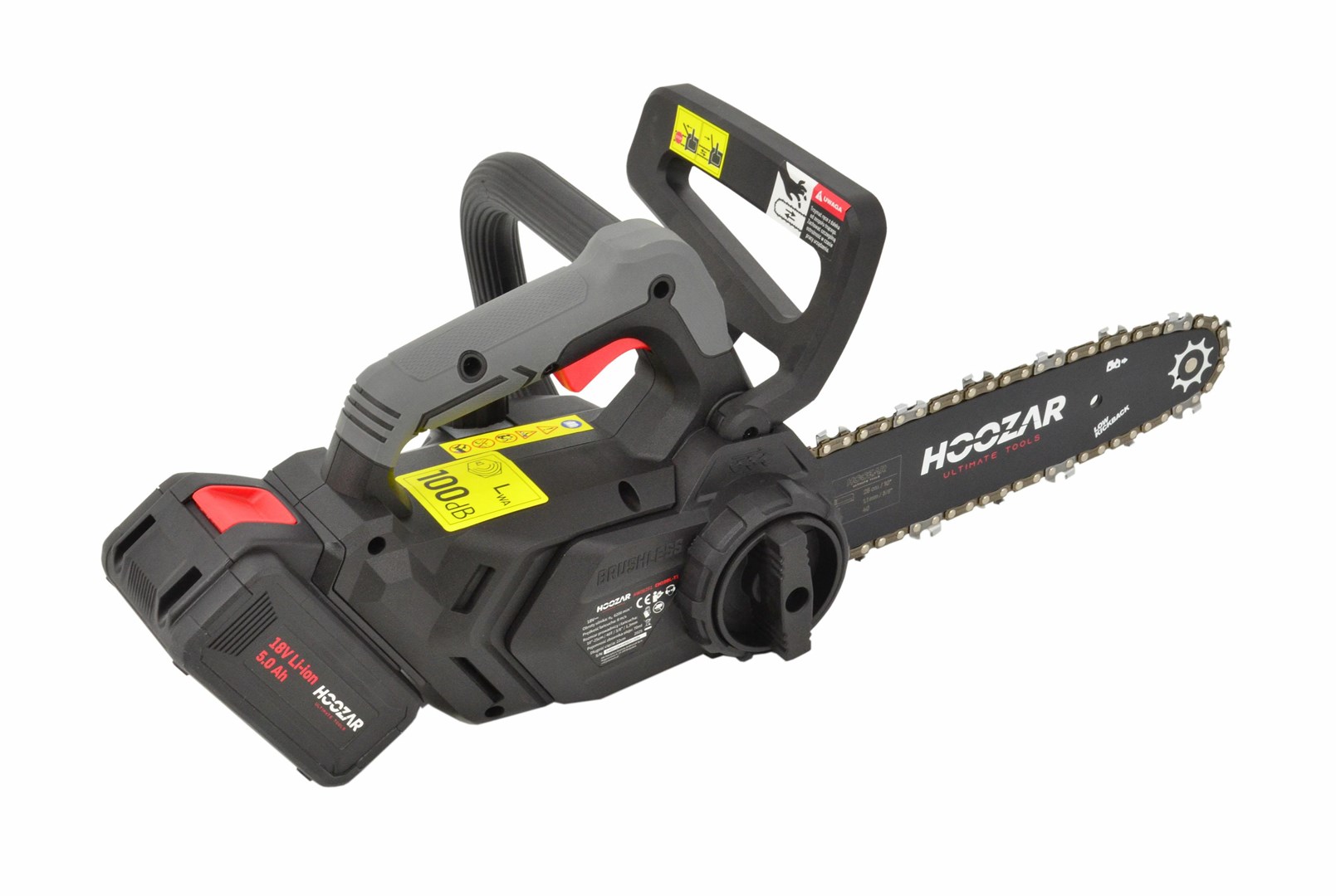 HOOZAR CH10BL-T1 Akumulatorska verižna žaga 10"/25cm 18V