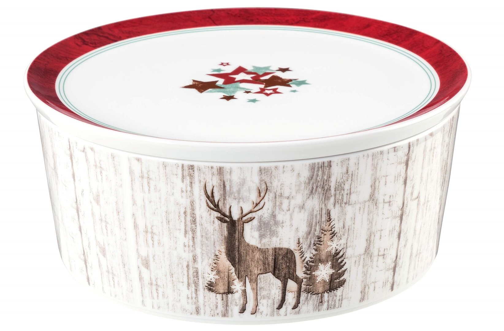 Seltmann Weiden Life Christmas Posoda s pokrovko, 21 cm