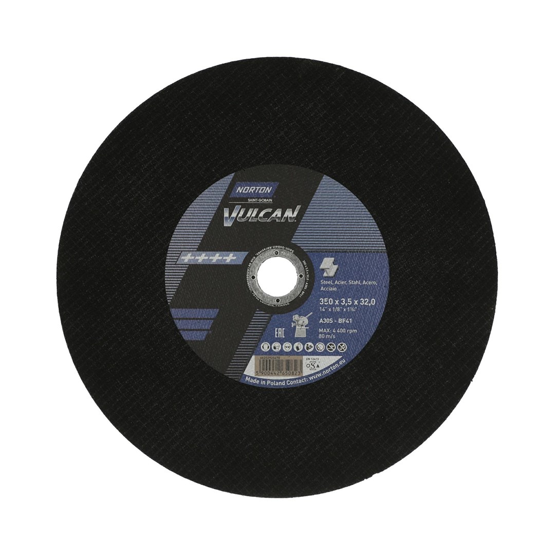 NORTON VULCAN brusna plošča 350 x 3.5 x 32mm A30S za kovino (10+1 kos)