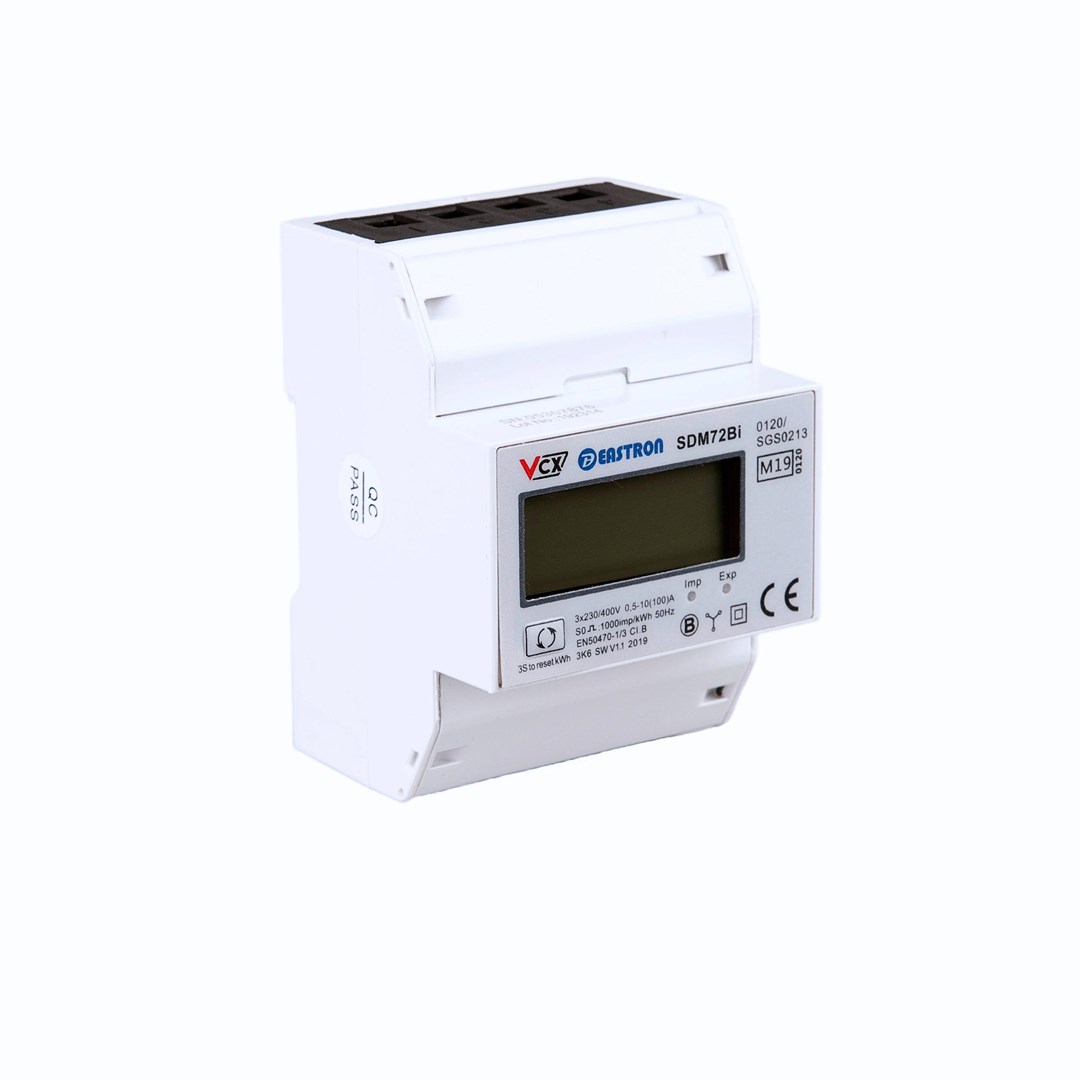 3-fazni dvosmerni merilnik energije SDM 72 BI MID, 230V, 100A