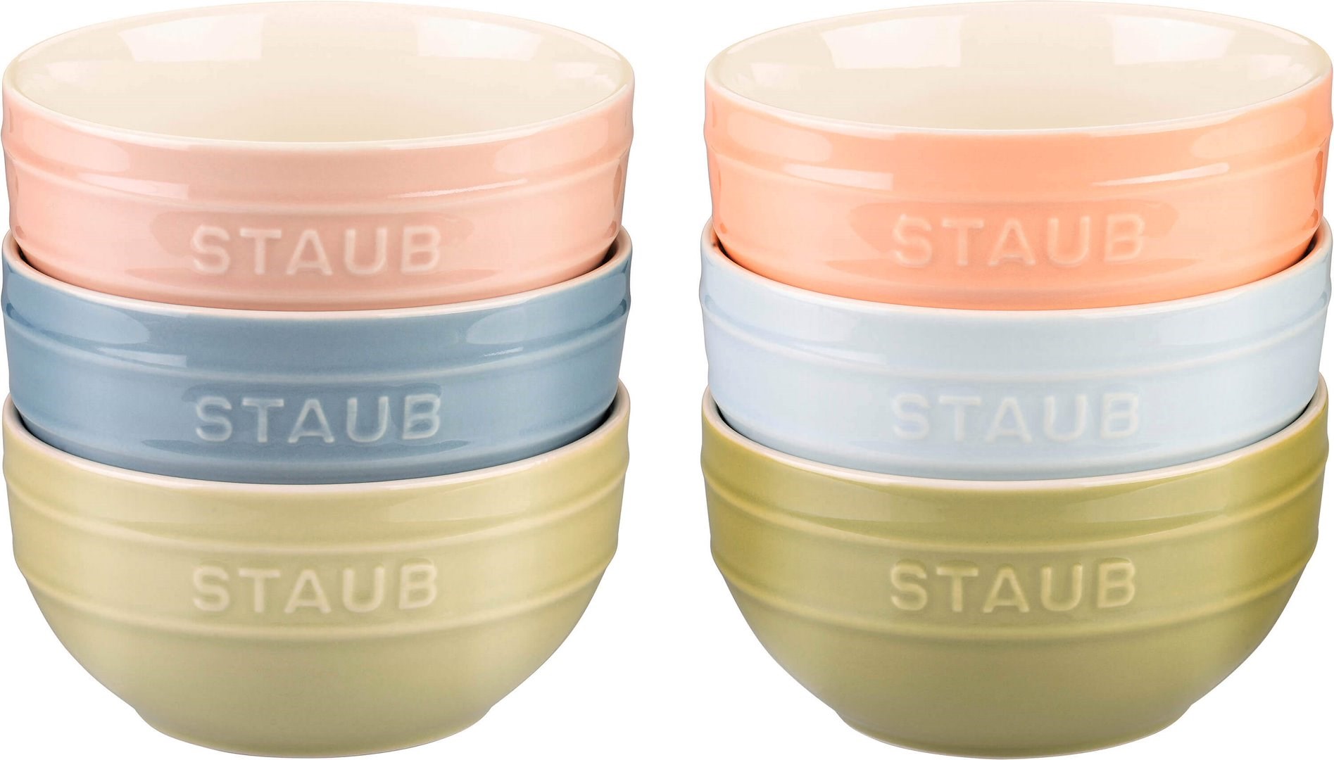 STAUB Serving 6 servirnih skled 12 cm, večbarvne