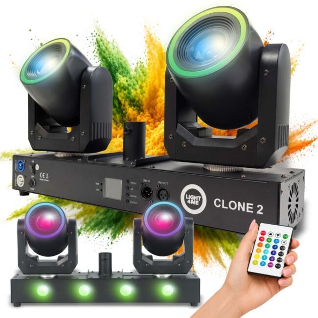 LIGHT4ME CLONE 2 Svetlobni efekt 3v1, DMX