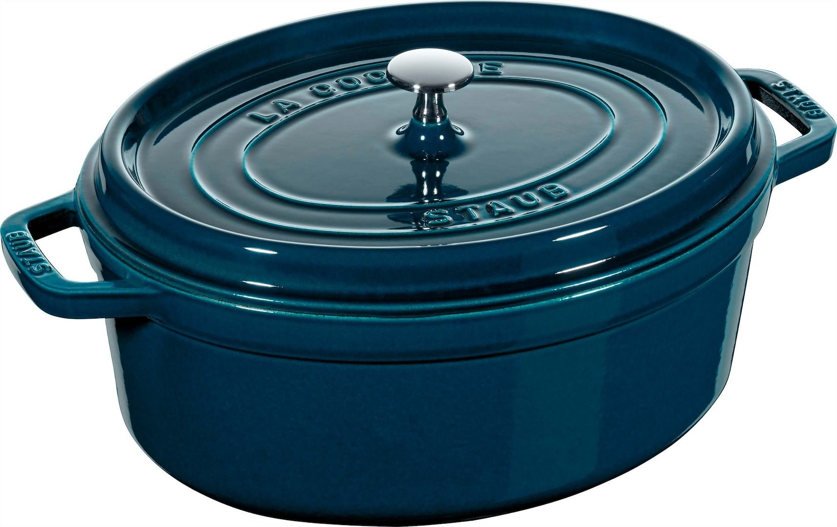 STAUB Lardelle La Cocotte, litoželezni lonec, 6,7 L, La Mer