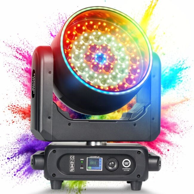 LIGHT4ME STARWASH 37x15W RGBW premikajoča se disco glava