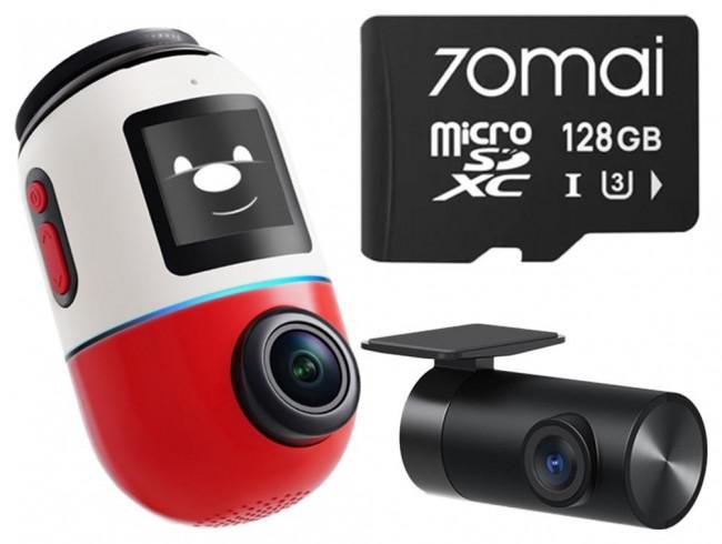 Video snemalnik 70mai X800 Omni 4K/GPS/WiFi Dual + SD kartica