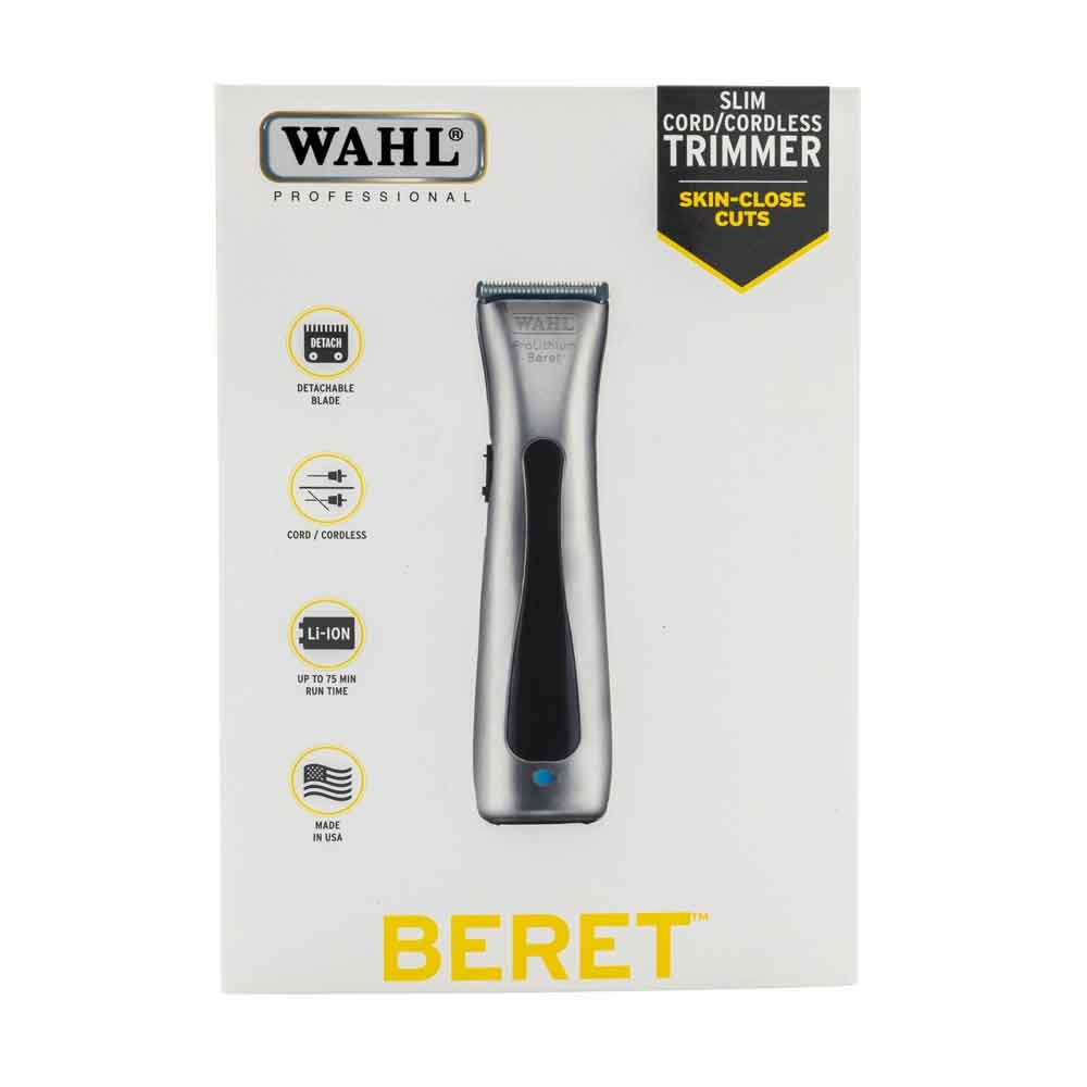 Wahl 08841-66 Trimmer ProLithium Beret strižnik las, srebrna/črna