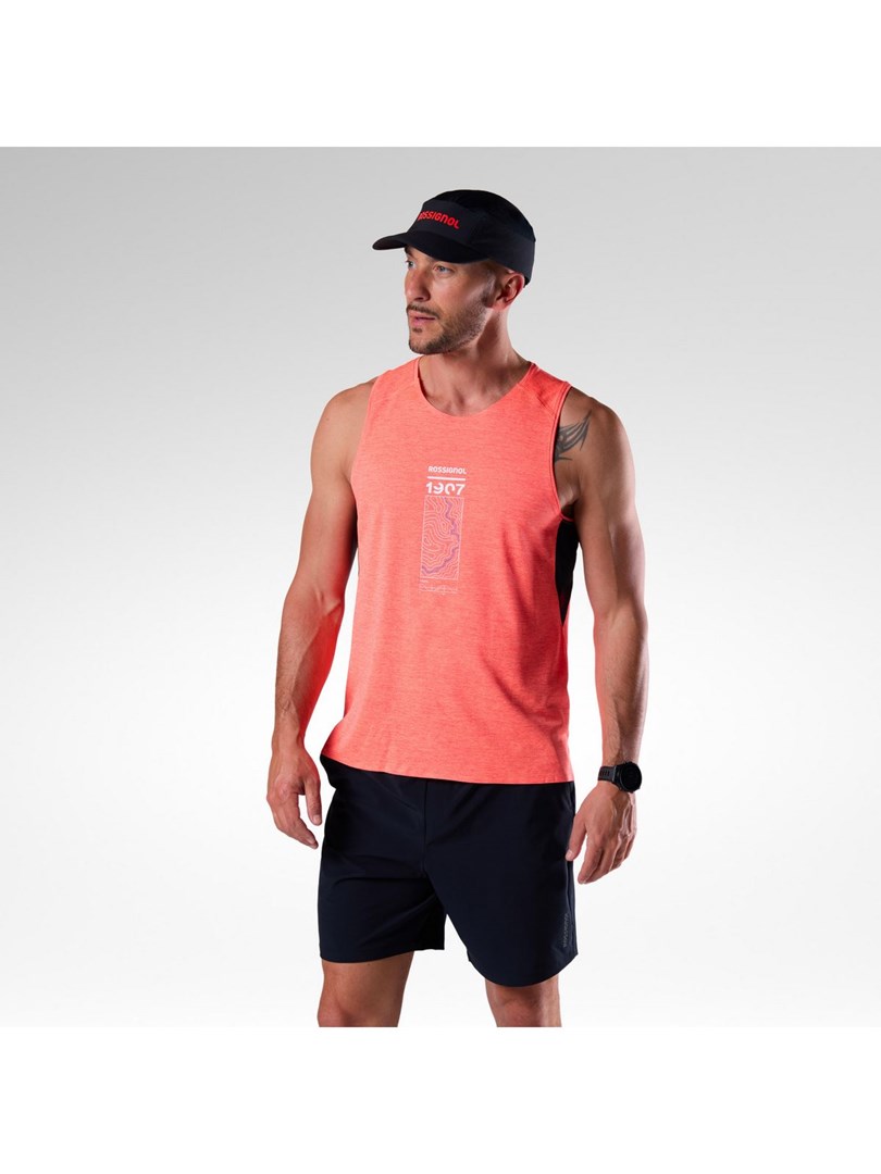 Moška majica ROSSIGNOL M Sapa Ultra Tank - rdeča, S