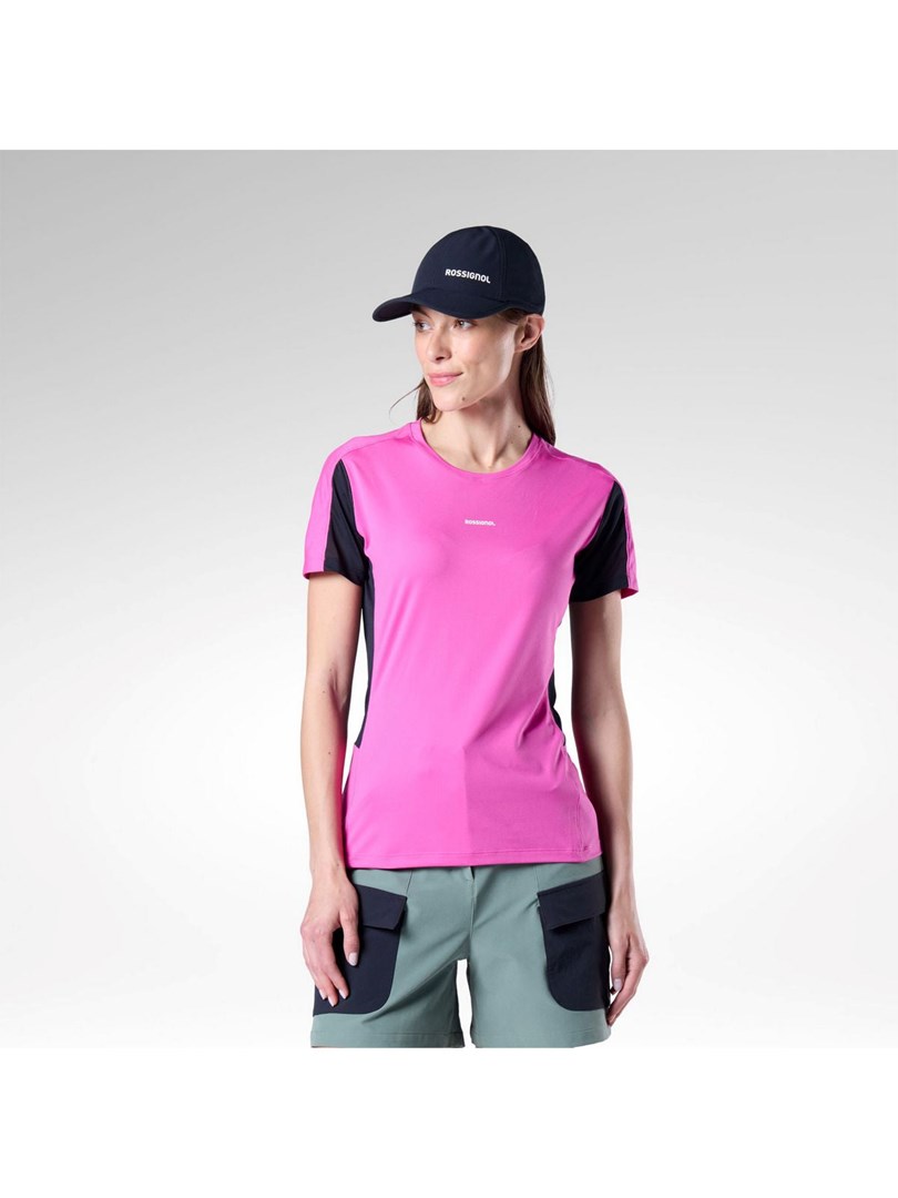 Ženska majica ROSSIGNOL W Hiking Tee - roza, S