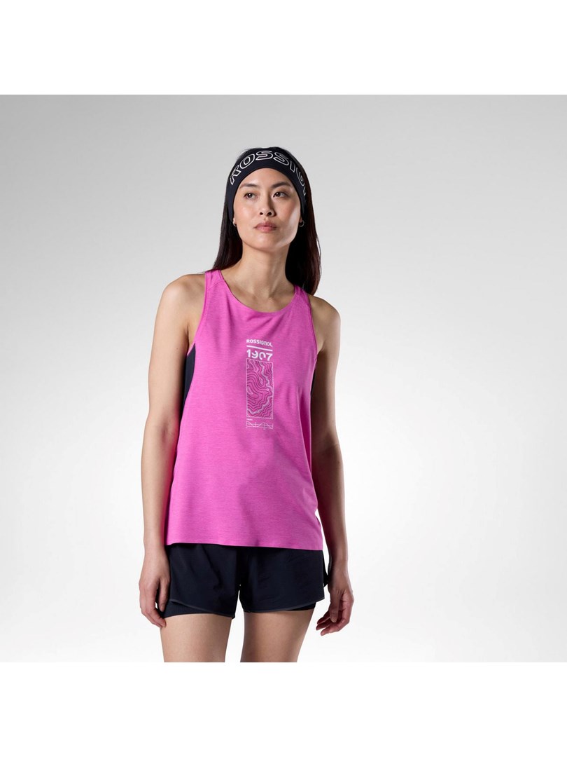 Ženska majica ROSSIGNOL W Sapa Ultra Tank - roza, M