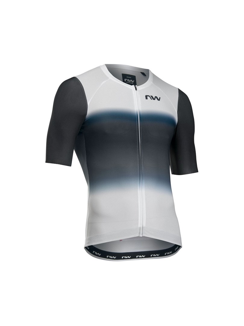 NORTHWAVE Blade Air Jersey kolesarska majica s kratkimi rokavi, belo-črna, L
