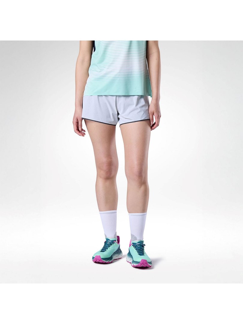 Ženske kratke hlače ROSSIGNOL W Sapa 2In1 Short 5', sive - L