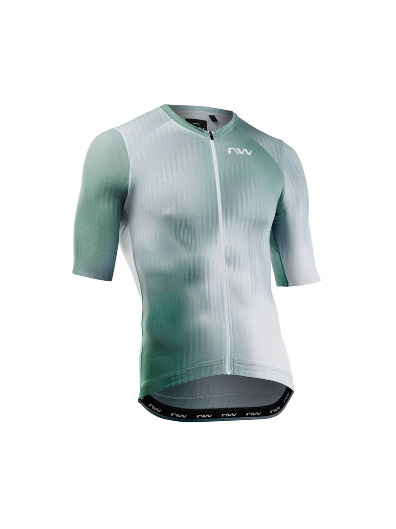 Kolesarska majica NORTHWAVE Blade Jersey S/s, zelena - XL