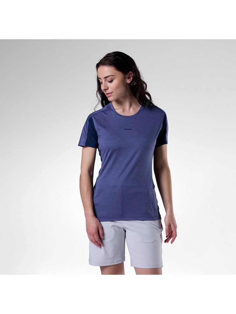 Ženska majica ROSSIGNOL W Hiking Tee - temno modra, L