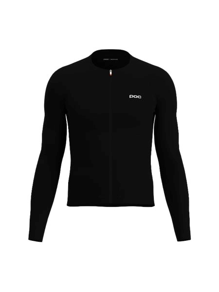 Moška kolesarska majica POC Cadence L/S Jersey, črna - L