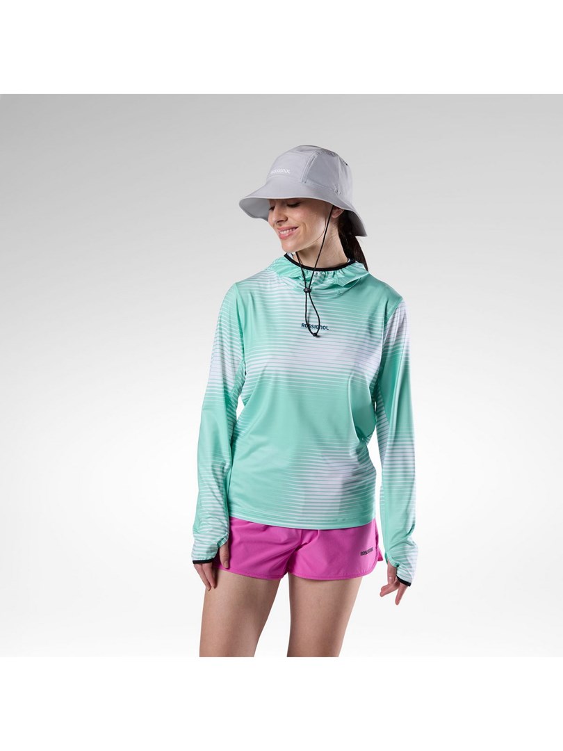 Ženski pulover ROSSIGNOL W Westweg Sun Hoodie - zelena (M)