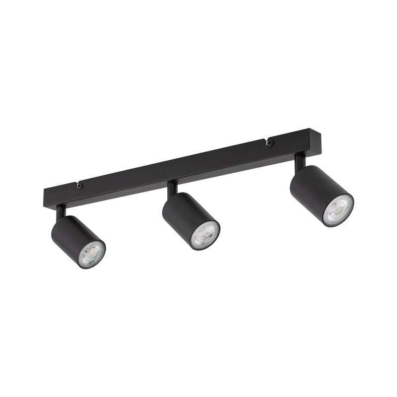 TK Lighting TOP Spot svetilka, 3xGU10, 10W, črna