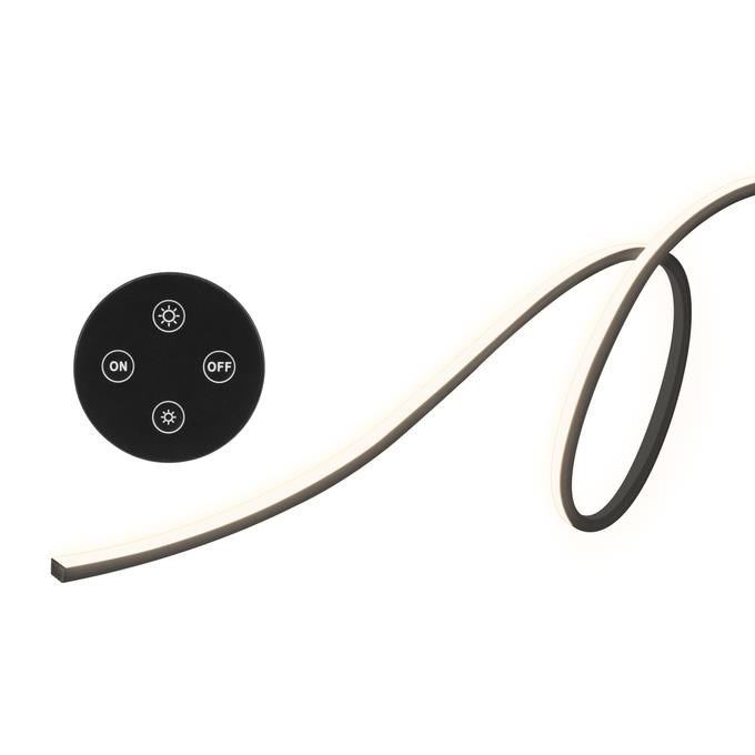 LED trak FLEXACOUS, črn, 29W, 2.6m, H13mm