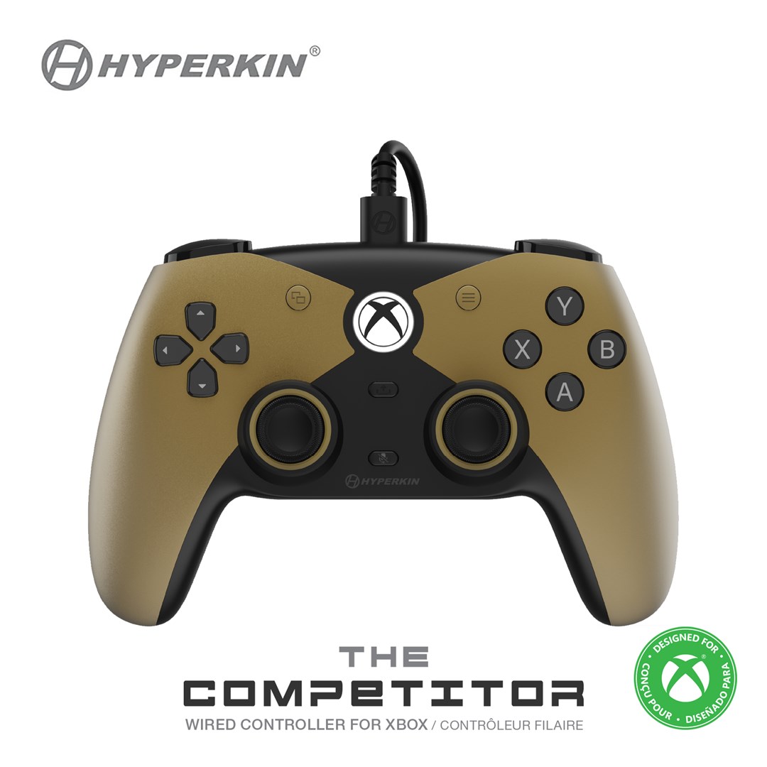 Hyperkin Controller Competitor igralni plošček, zlat