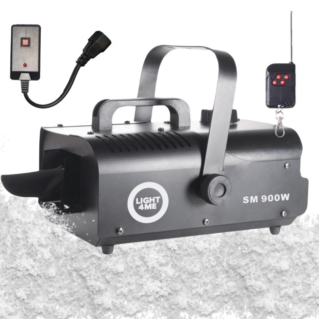 LIGHT4ME SM 900W stroj za umetni sneg, črn