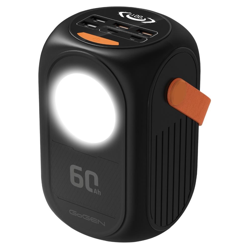 Prenosni polnilnik Powerbank GoGen PB600001B, 60000 mAh, črn