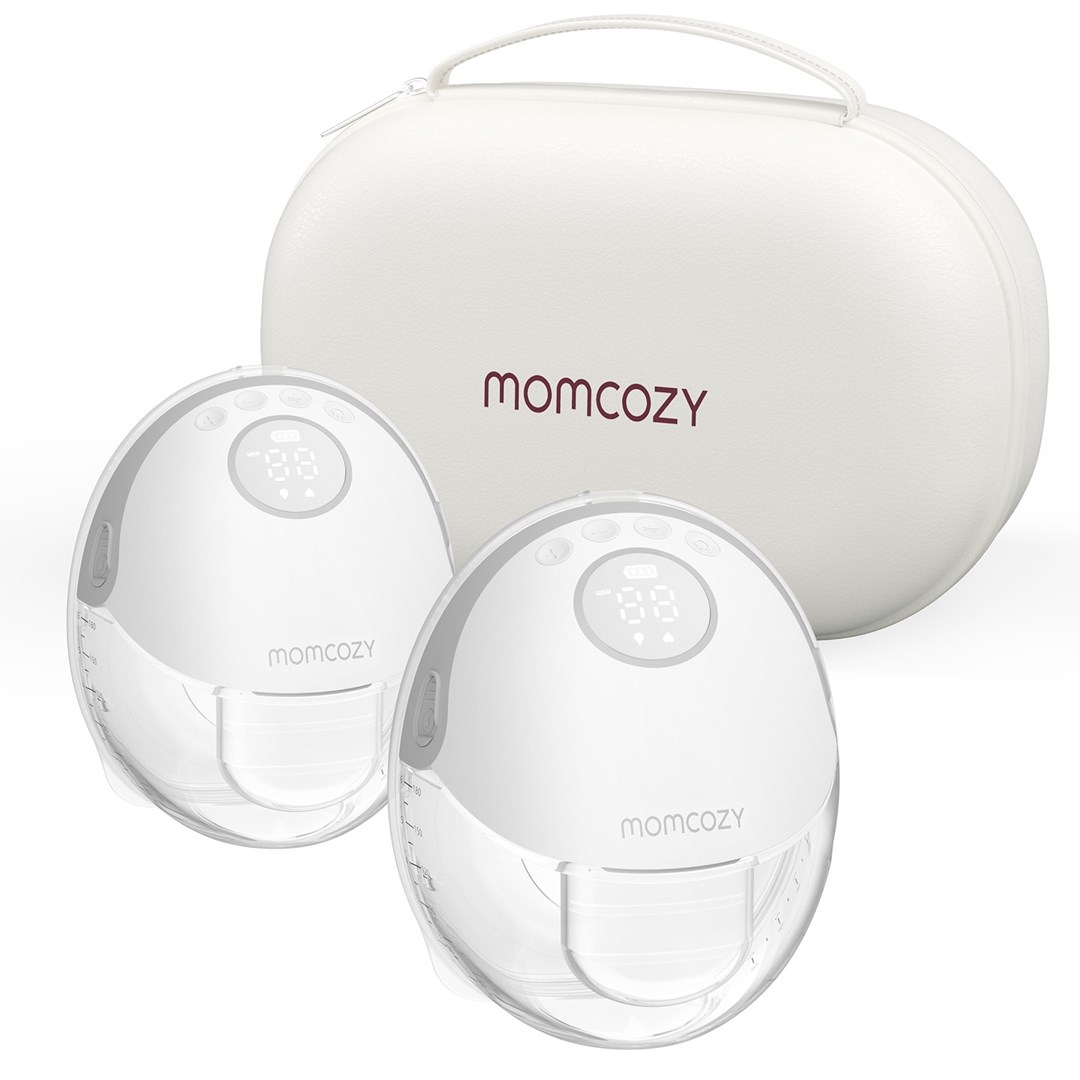 Momcozy M6 dvojna prsna črpalka, siva