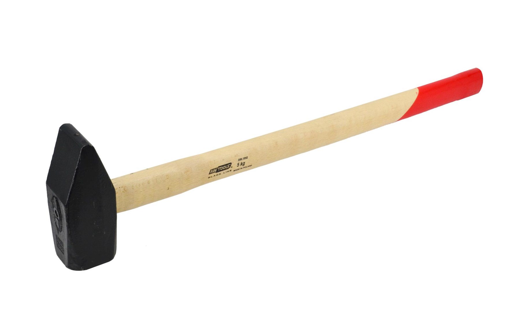 AWTOOLS Kladivo s sekirasto glavo 5.0 kg, ročaj iz lesa (AWT)