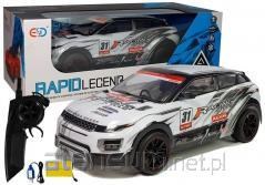 Dirkalni avto na daljinca, 1:10 RC, bel