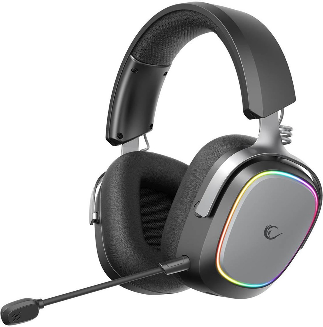 Rampage RETSU brezžične naglavne slušalke BT 2.4G RGB črne