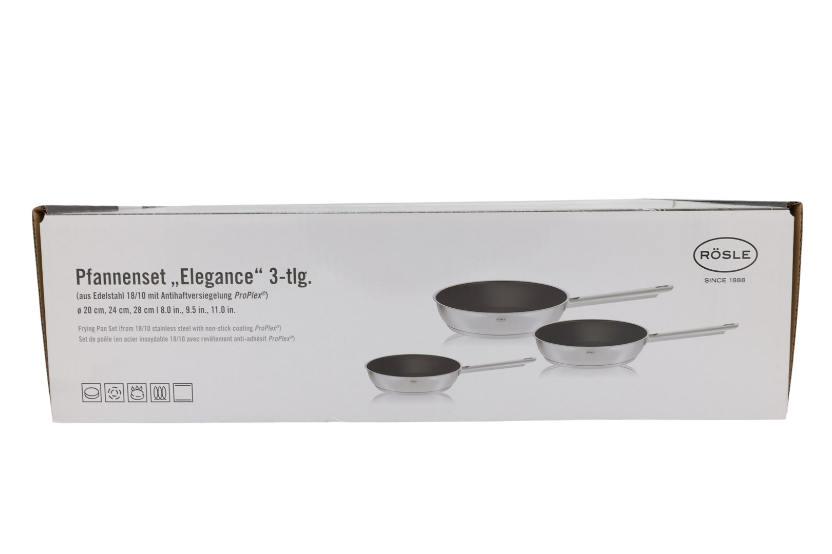 Rösle ELEGANCE komplet 3 posod za cvrtje