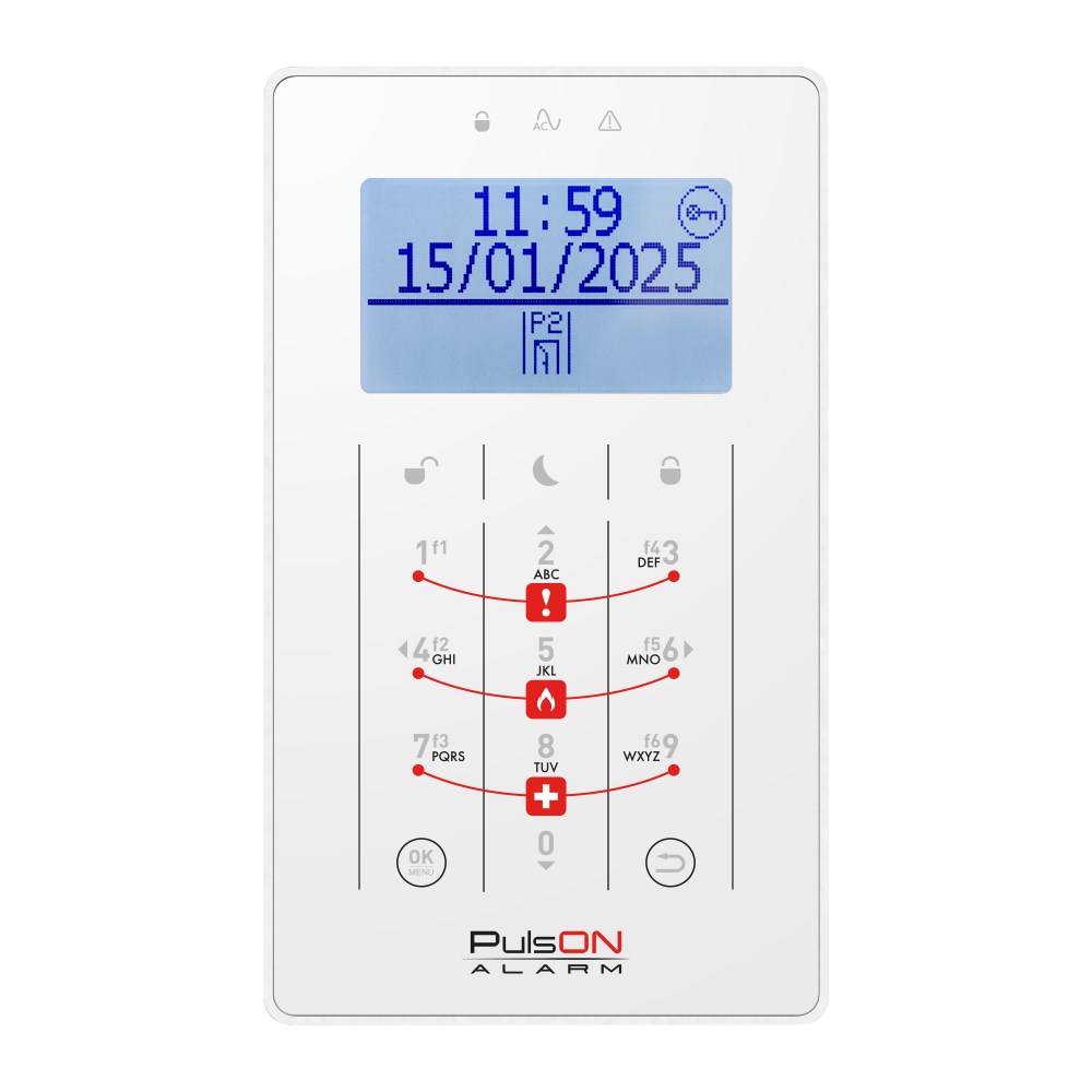 BCS PULSON LCD/S WH domofonski sistem, 7" LCD, bel