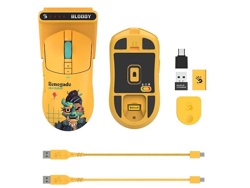 A4Tech Bloody R72 ULTRA DUO Renegade Sunset - Brezžična miška