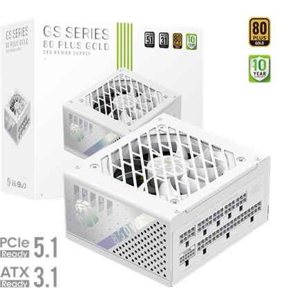 Napajalnik Gamemax GS 850G WH 850W SFX Bel, Popolnoma Modularni