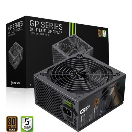 Napajalnik Gamemax PSU GP 550B, 550 W, Bronze, Non-Modular