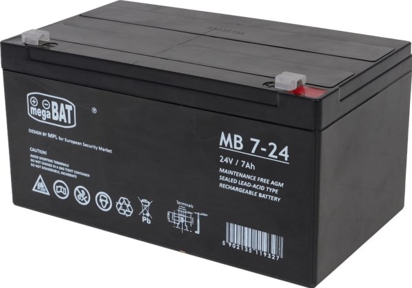 Akumulator Gel AGM za vozilo, 24V 7Ah