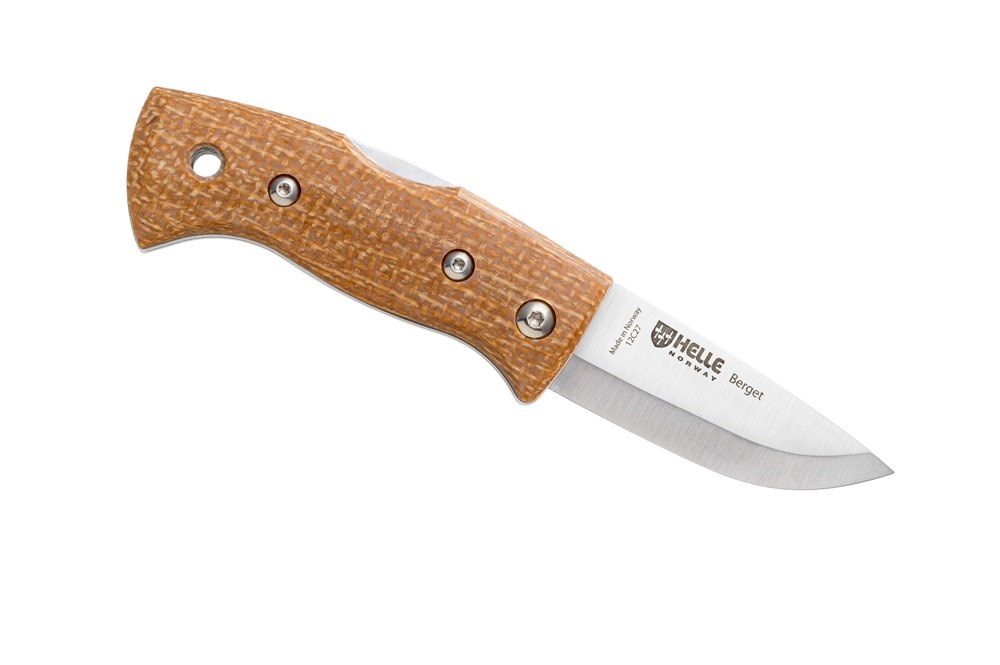 Lovski nož Helle Berget (Jute Micarta, jeklo 12C27)