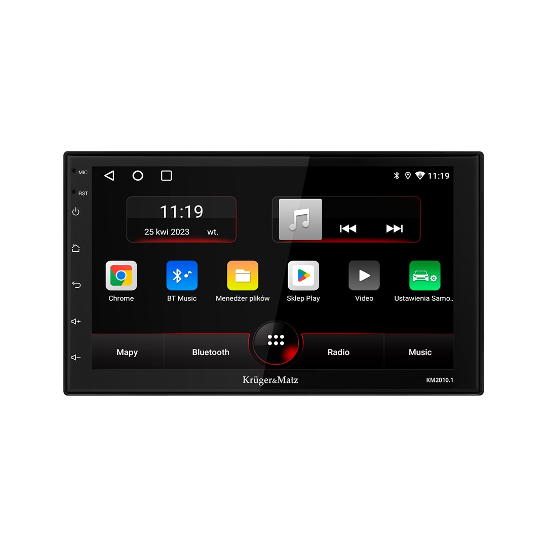 Avtoradio Kruger&Matz KM2010 CarPlay/Android Auto, 7-palčni zaslon