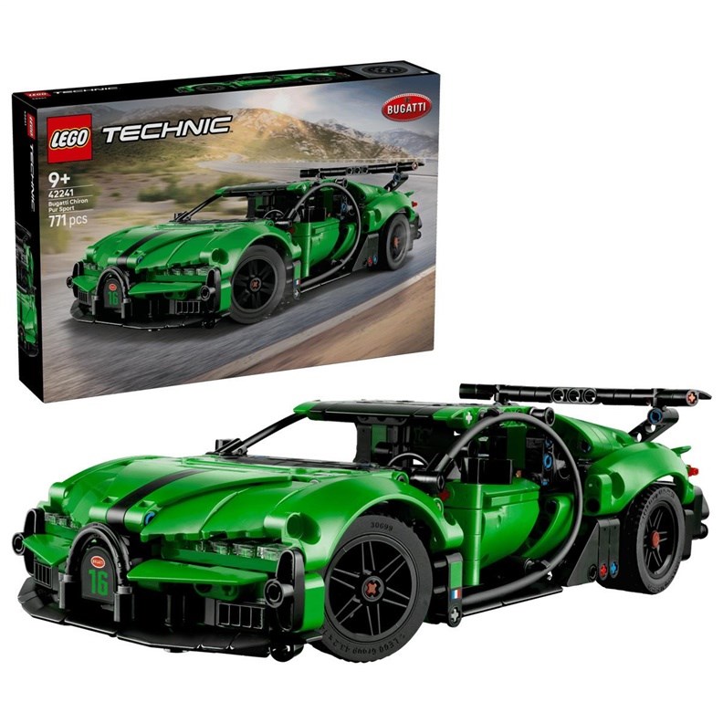 LEGO Technic Bugatti Chiron 42241 - Sestavljiv model avtomobila