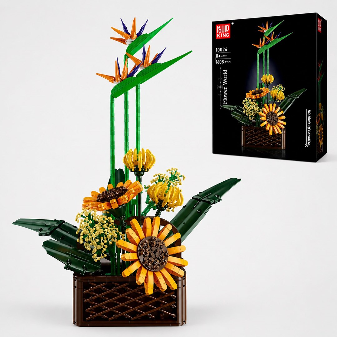Mould King Birds of Paradise Flower Bouquet (MK10024S)