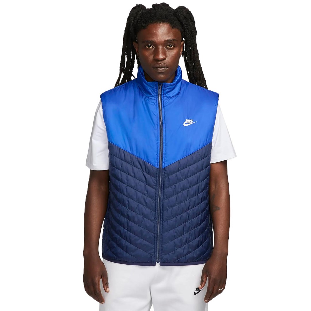 Nike Therma-FIT Windrunner moški brezrokavnik, modra, L