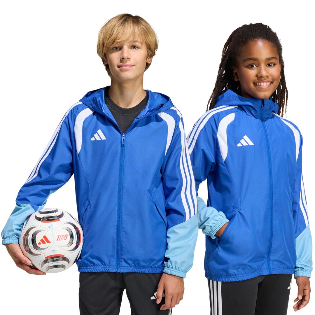 Otroška jakna adidas Tiro 26 Competition All Weather, modra, velikost 164cm - KB0157