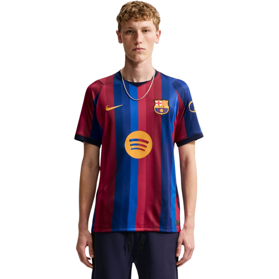 Moška majica Nike FC Barcelona 2026/27 Stadium Home, modro-rdeča