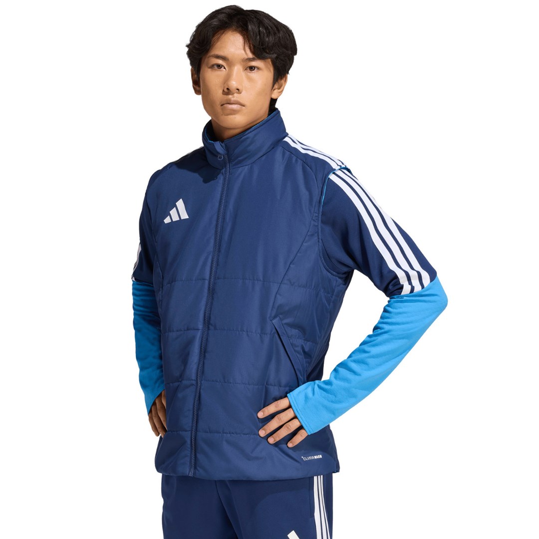 Moška jakna brez rokavov adidas Tiro 26 Competition Winter Vest, temno modra, velikost M