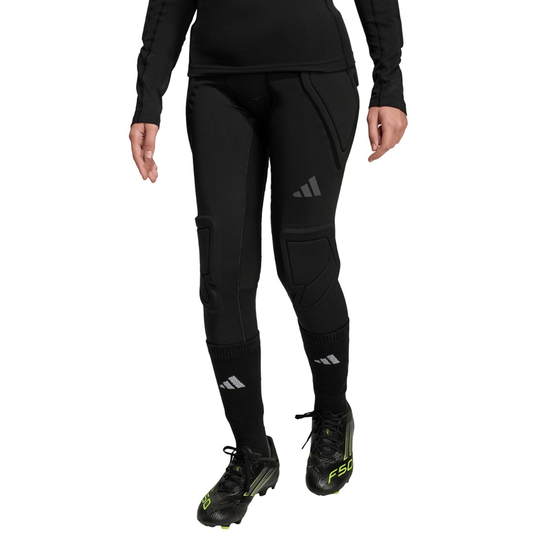 Otroške vratarske gamaše adidas Padded Baselayer Long Tight, črne, višina 140cm