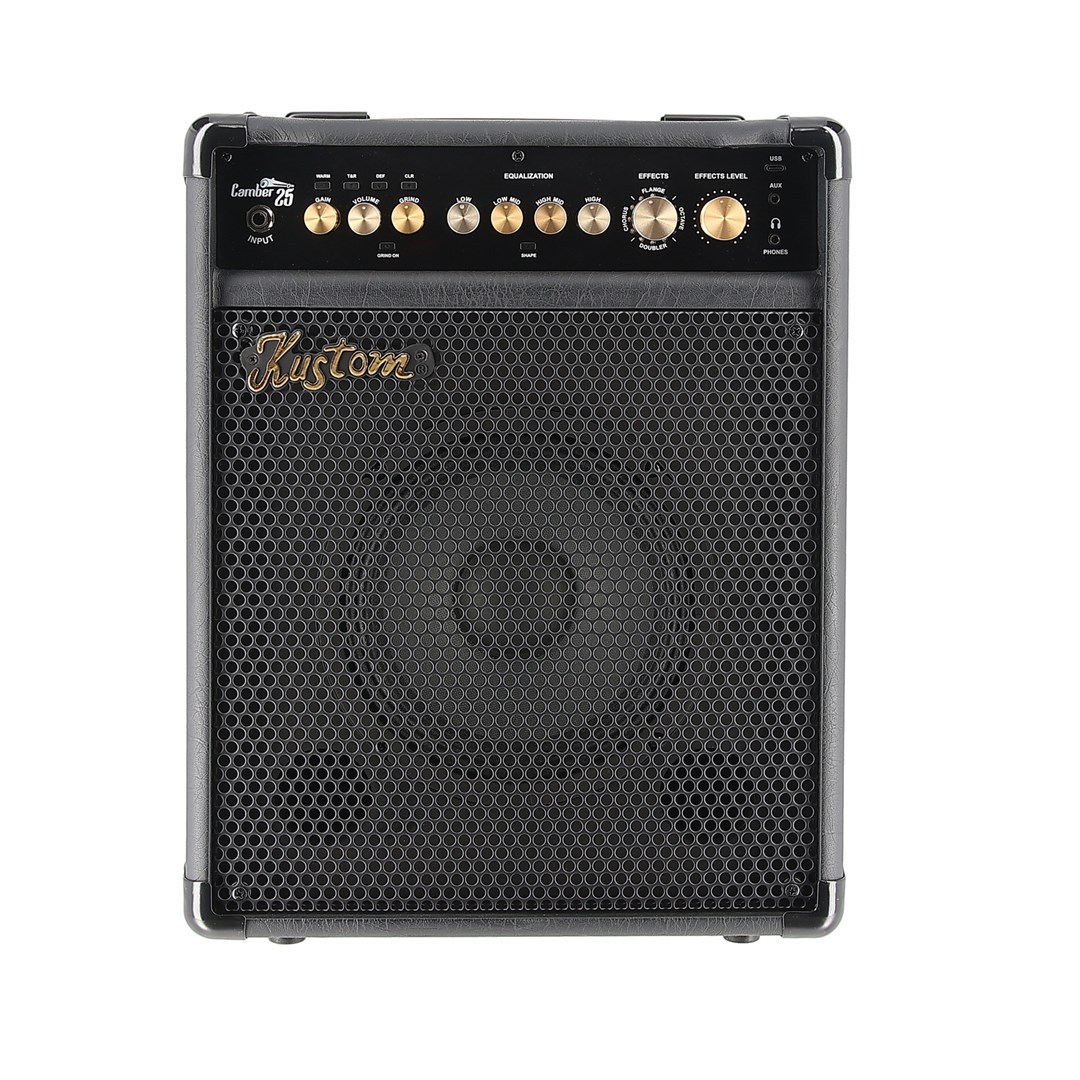 Kustom Camber 25 bas kitarski ojačevalec, 25W RMS, 10-palčni zvočnik